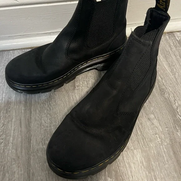 Dr. Martens Black Leather Boots - Picture 5 of 8